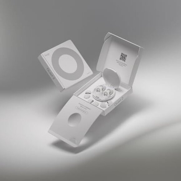 Loop Quiet 2 Ear Plugs Ultra-Comfy Reusable Noise-Reducing Earplugs White - Picture 1 of 7
